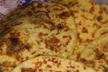 Fresh Moroccan Stuffed Bread, Aghroum Ntdount, Amazigh Bread