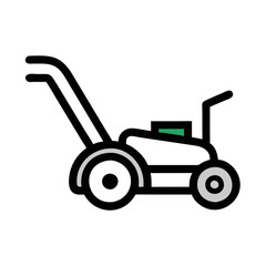 lawn mower icon design