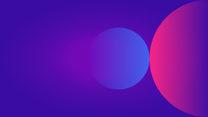 Round vibrante background