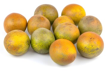Fototapeta premium Group of Ripe Citrus Fruits with Textured Skin