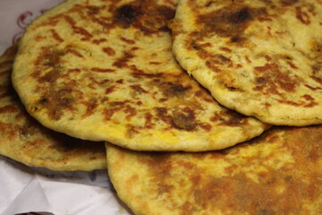 Fresh Moroccan Stuffed Bread, Aghroum Ntdount, Amazigh Bread
