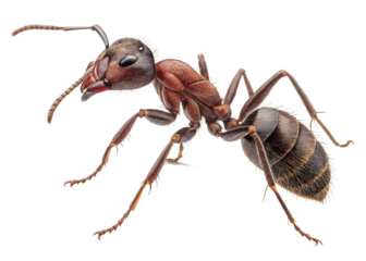 ant isolated on white