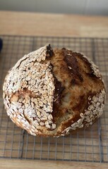 Honey oat sourdough loaf