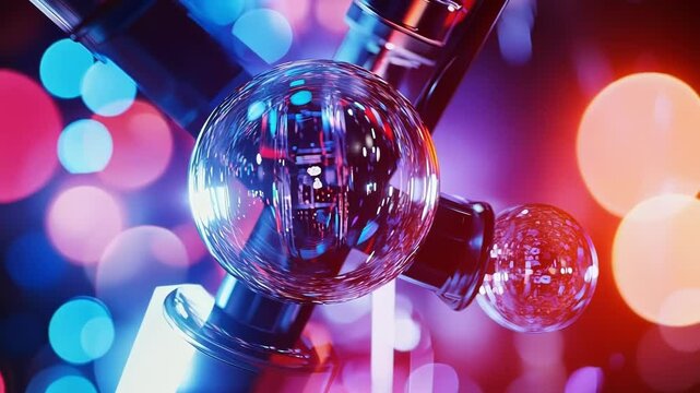 A macro view of an advanced robotic manipulators sensors capturing the intricacies of its pinhole cameras and light detection components contributing to realtime adjustments.
