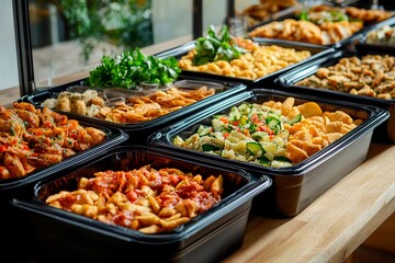Looking at a vibrant food display in an inviting indoor market during a sunny afternoon