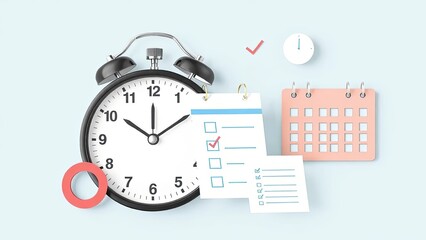 Obraz premium Time Management in Business