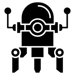 Nanobot Glyph Icon
