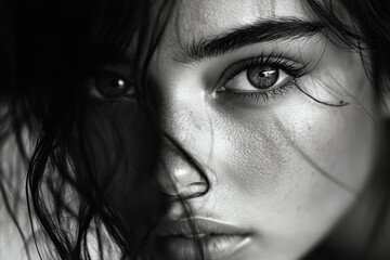 Fototapeta premium Striking Portrait of a Woman