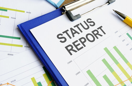 FSR - Financial Status Report is shown as business concept