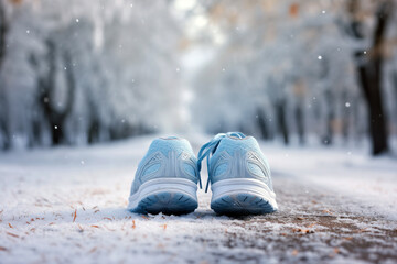 Winter fitness and activity, focusing on outdoor exercise and staying active in the cold.