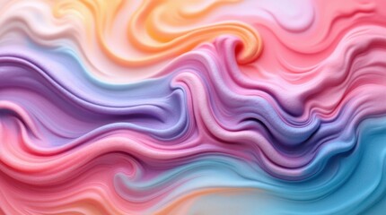 Fototapeta premium Colorful Paint Wave Abstract