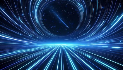 Obraz premium Speed of Light concept with speed trails, background graphic resource