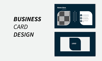 Modern and minimalist creative corporate clean and professional double -sided business card design template