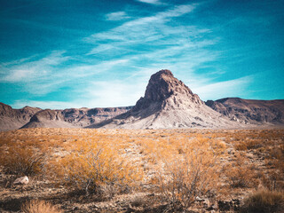 mountains in the snow