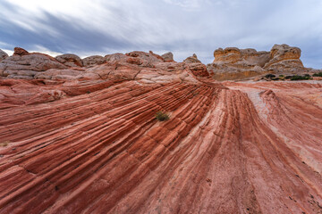 Striking geological formations at White Pocket, Arizona