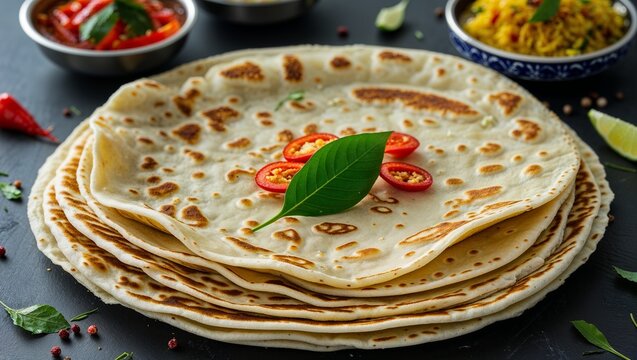 Delicious Kerala Parotta   A Flaky Indian Flatbread Celebrated for Its Texture and Versatility