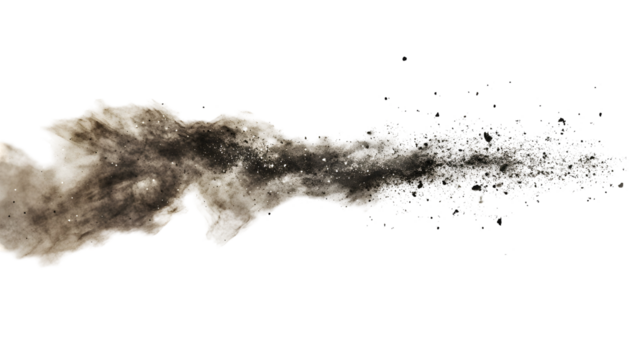 Streaks of Cosmic Dust