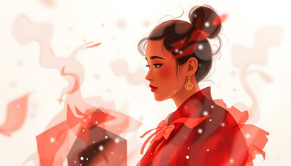 Abstract Expressions: AAPI AANHPI Heritage Month Tribute , with white tonespng