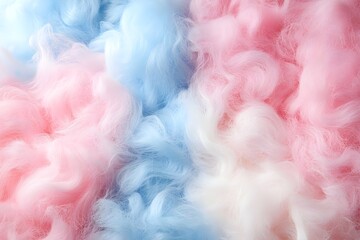 Fototapeta premium Soft pastel gradient blending pink and blue for a dreamy background.