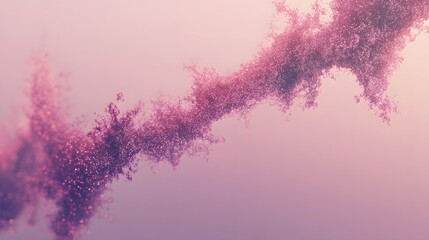 Abstract Pink Purple Glitter Particle Flow Background