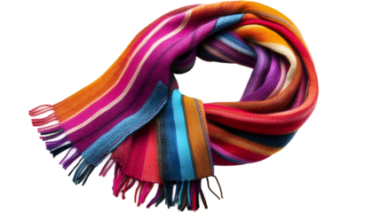Striped Wool Scarf Artwork