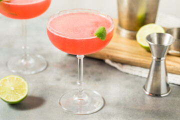 Refreshing Cold Vodka Cosmopolitan Martini