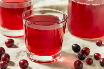 Cold Refreshing Healthy Cranberry Juice