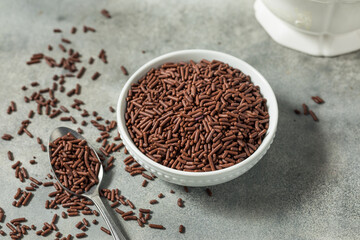 Dawrk Brown Chocolate Candy Sprinkles