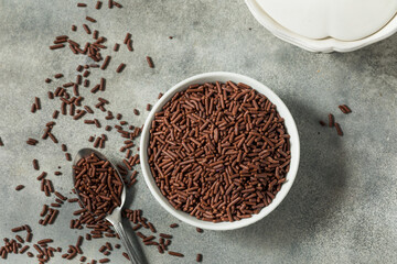 Dawrk Brown Chocolate Candy Sprinkles