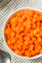 Healthy Organic Steamed Frozen Carrots