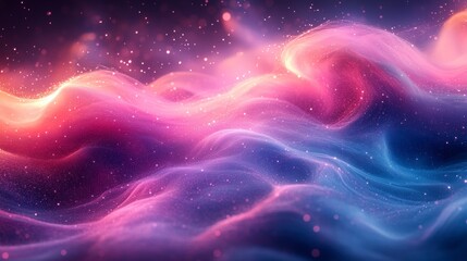 Obraz premium Dreamy Pink and Blue Clouds