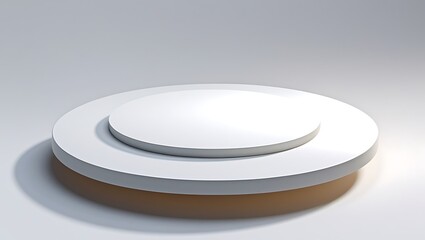 white plate on white