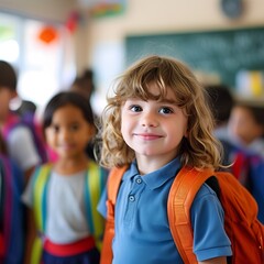 portrait of a smiling child