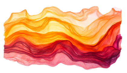 Sunset Rays in Fiery Hues