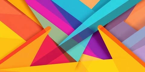 Obraz premium Interconnected Geometric Shapes: Synergistic Business Network