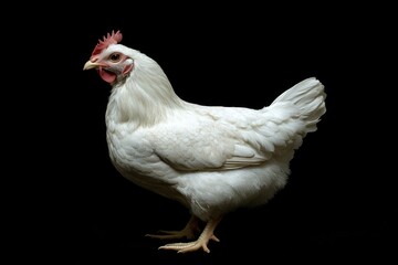 White Chicken Portrait