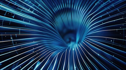 The Alluring Allure of a Captivating Blue Line - Segment Technology Background