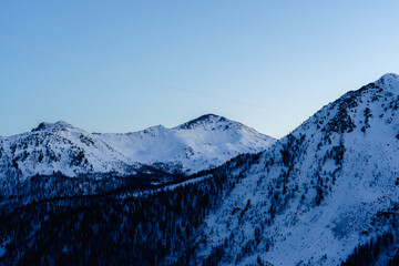 montagnes hiver