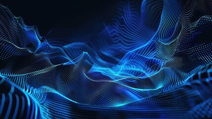 The Alluring Allure of a Captivating Blue Line - Segment Technology Background