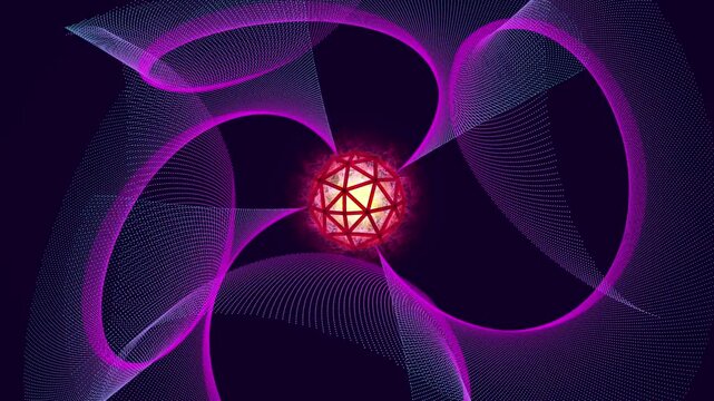 Abstract animation colorful  background   4K , 3D-Render