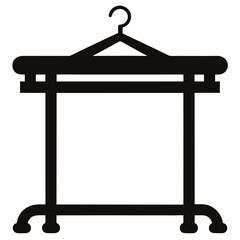 coat hanger isolated on white