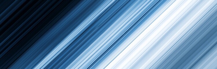 Fototapeta premium Abstract blue and black form a light pattern with a gradient texture on the floor wall, blended with a soft tech metal look, on a diagonal background that is black, dark, clean, and modern