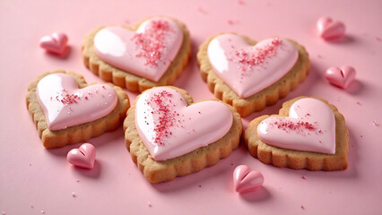 valentine day style cookies, biscuit 