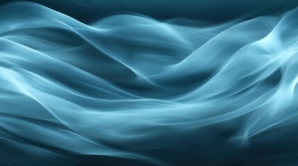 Obraz premium Abstract digital art piece that appears to be made up of wavy lines that create a wave-like pattern.