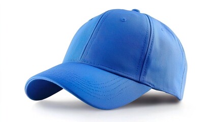 Fototapeta premium Bright Blue Cap for Casual Style and Outdoor Activities