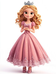 little princess with a crown