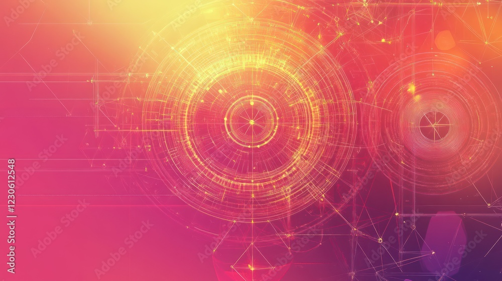 Poster Abstract Circular Network Design in Warm Hues