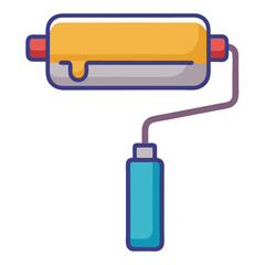 paint roller icon design