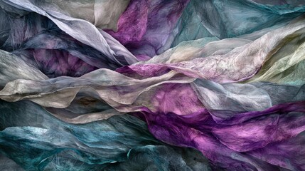 Mysterious storm sky, blue purple glowing fog cloud wave, mist texture, color smoke, paint water mix, abstract art background with free space