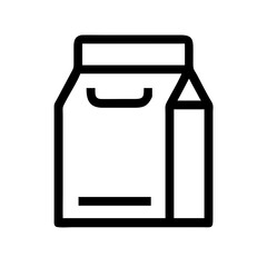 paper bag icon design